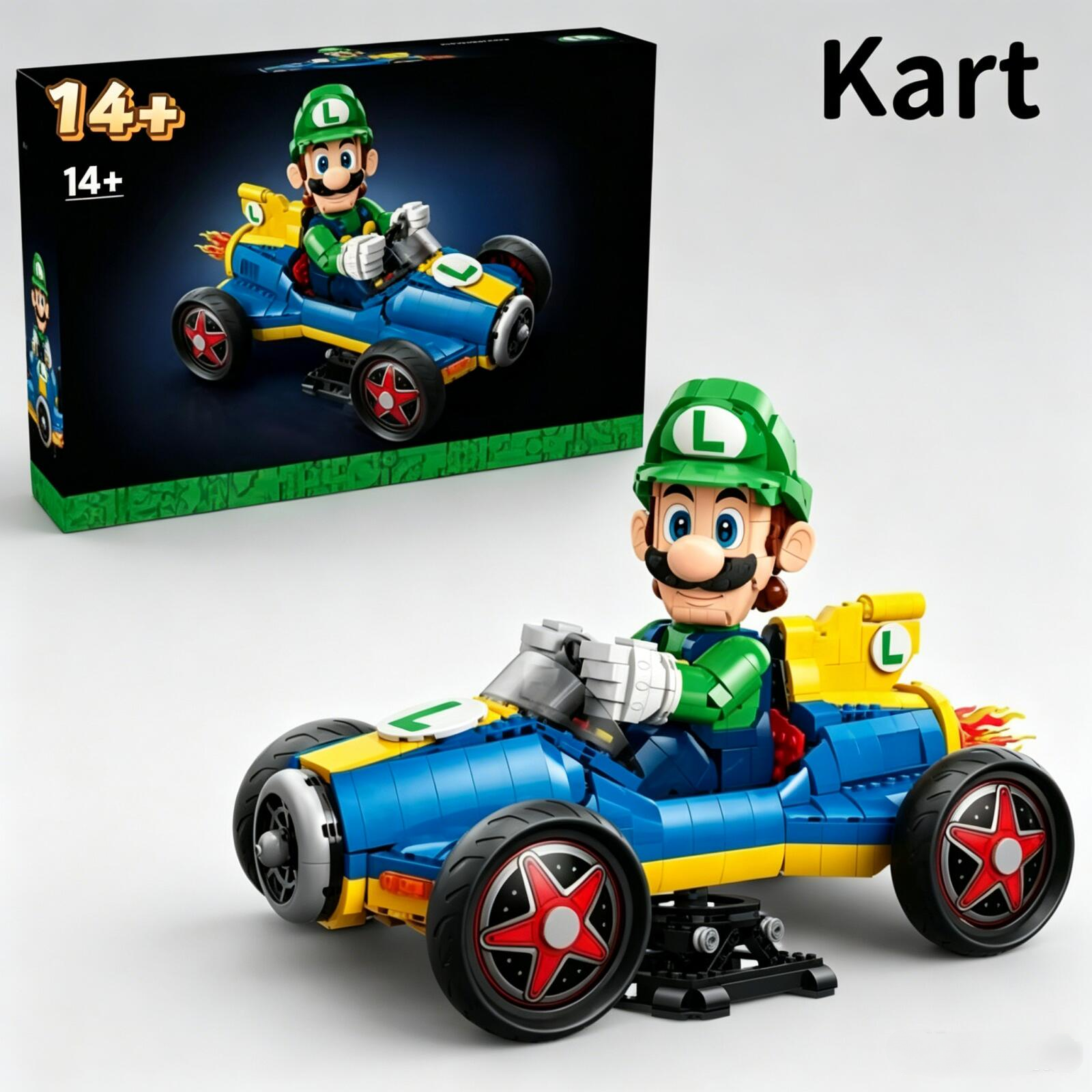 Party Games Gender Reveal - 2234Pcs Marioed Luigi Standard Kart 72050