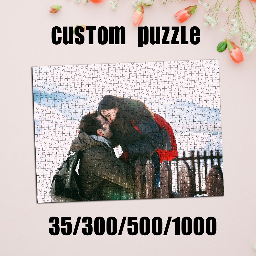 Party Games School - 35/300/500/1000pcs Personalized Custom Photo Puzzle Parent-Child