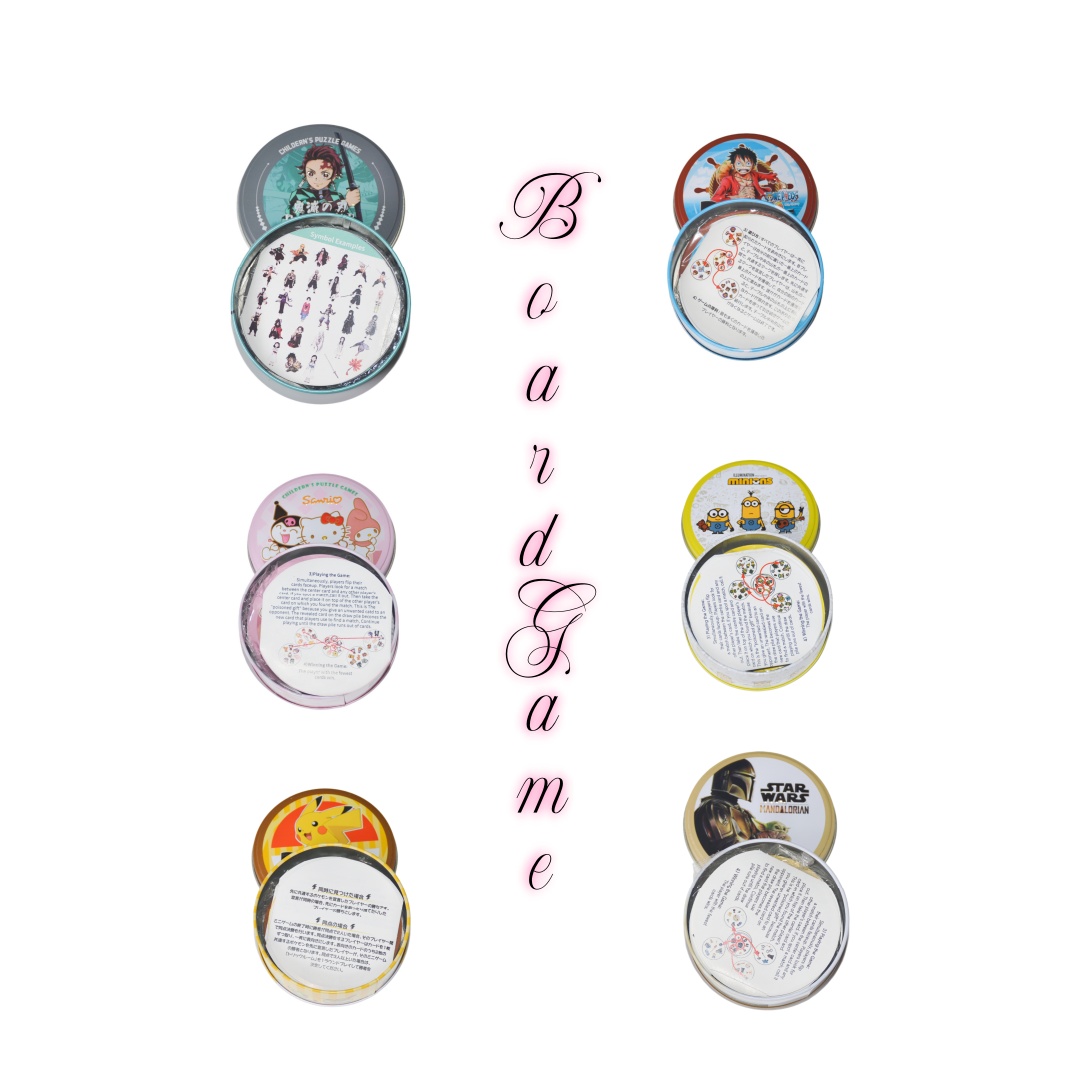 Kids Party Games - Classic Matching Board Game, Portable Card
