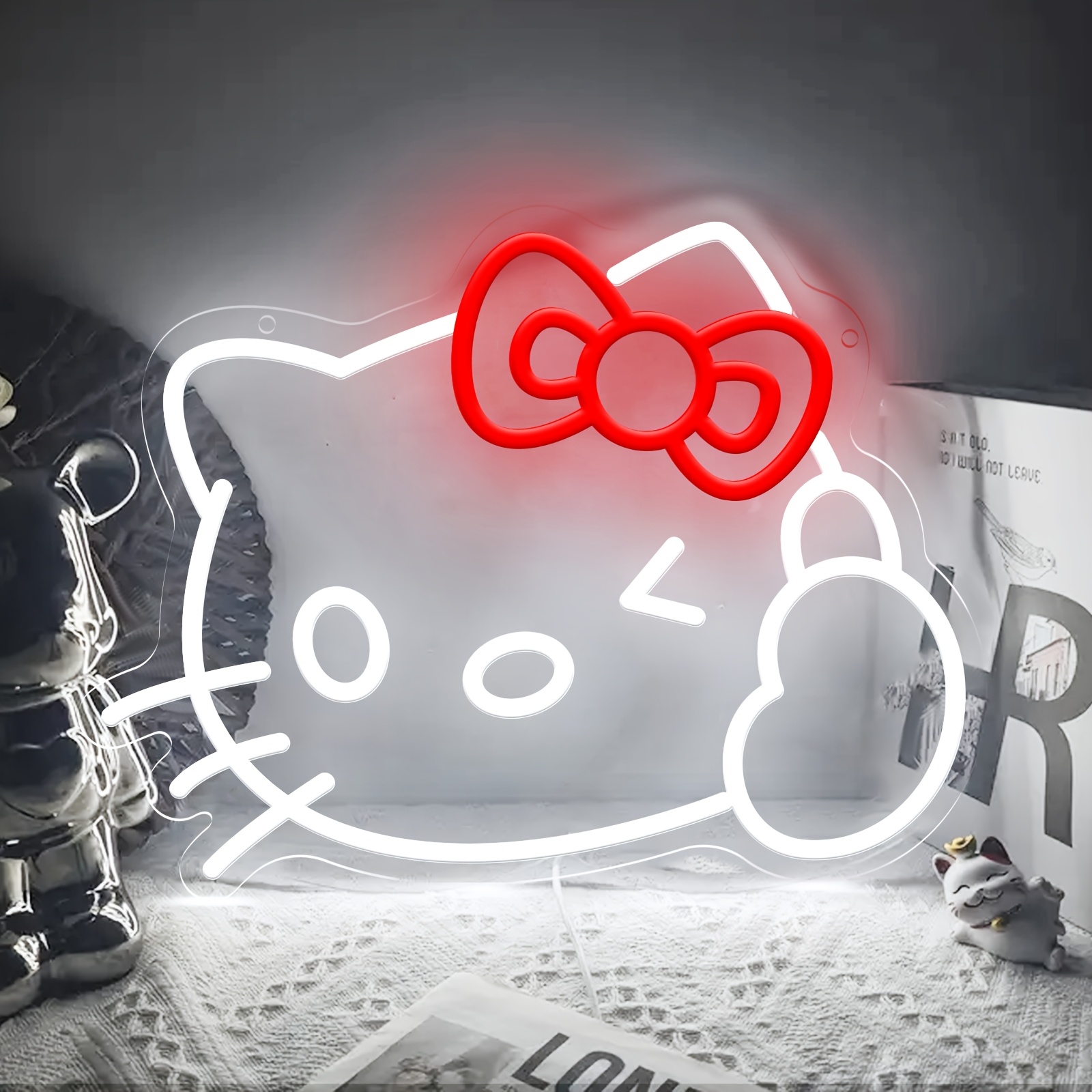 Party Games Girls Night - Hello Kitty LED Neon Sign Wall