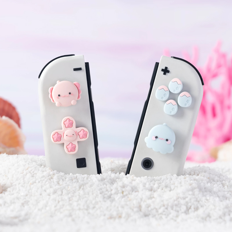 Party Games Switch - Aquarium party Silicone Soft D-pad Button