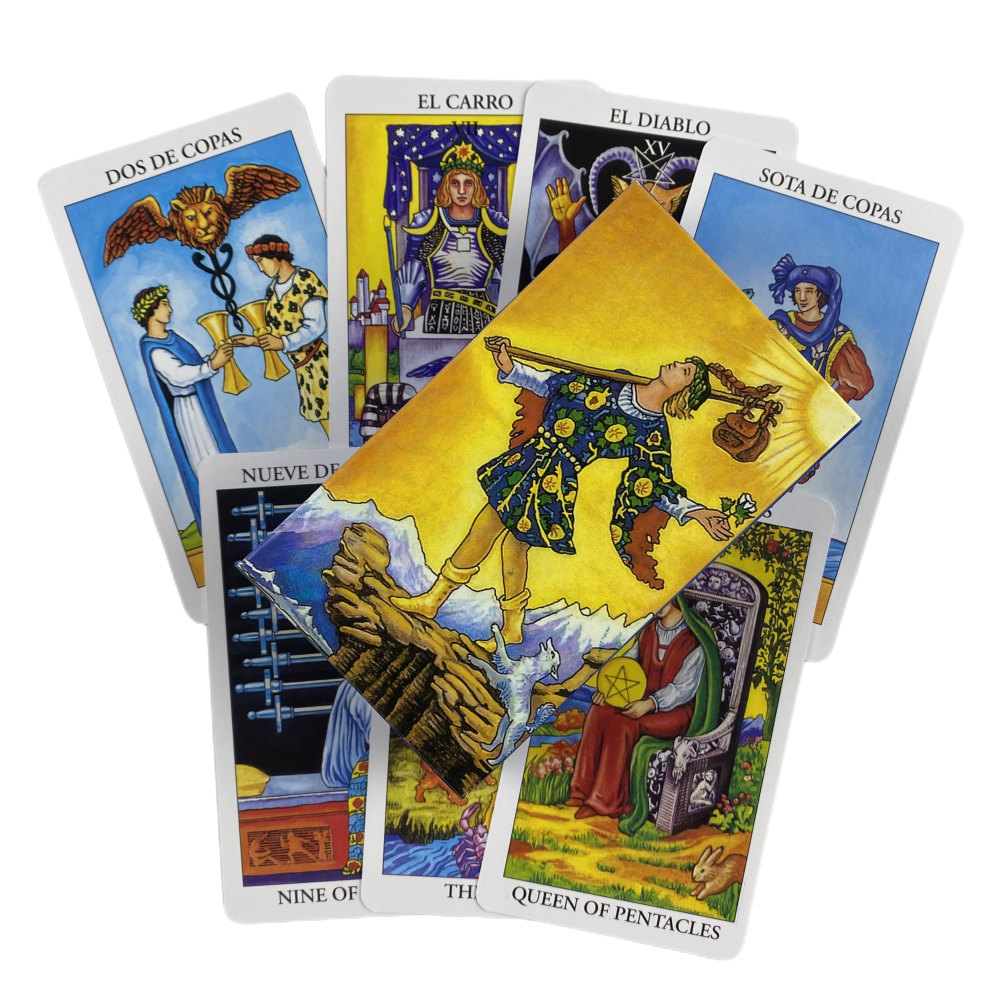 Party Games In Spanish - Spanish Rider Tarot Cards Divination Deck