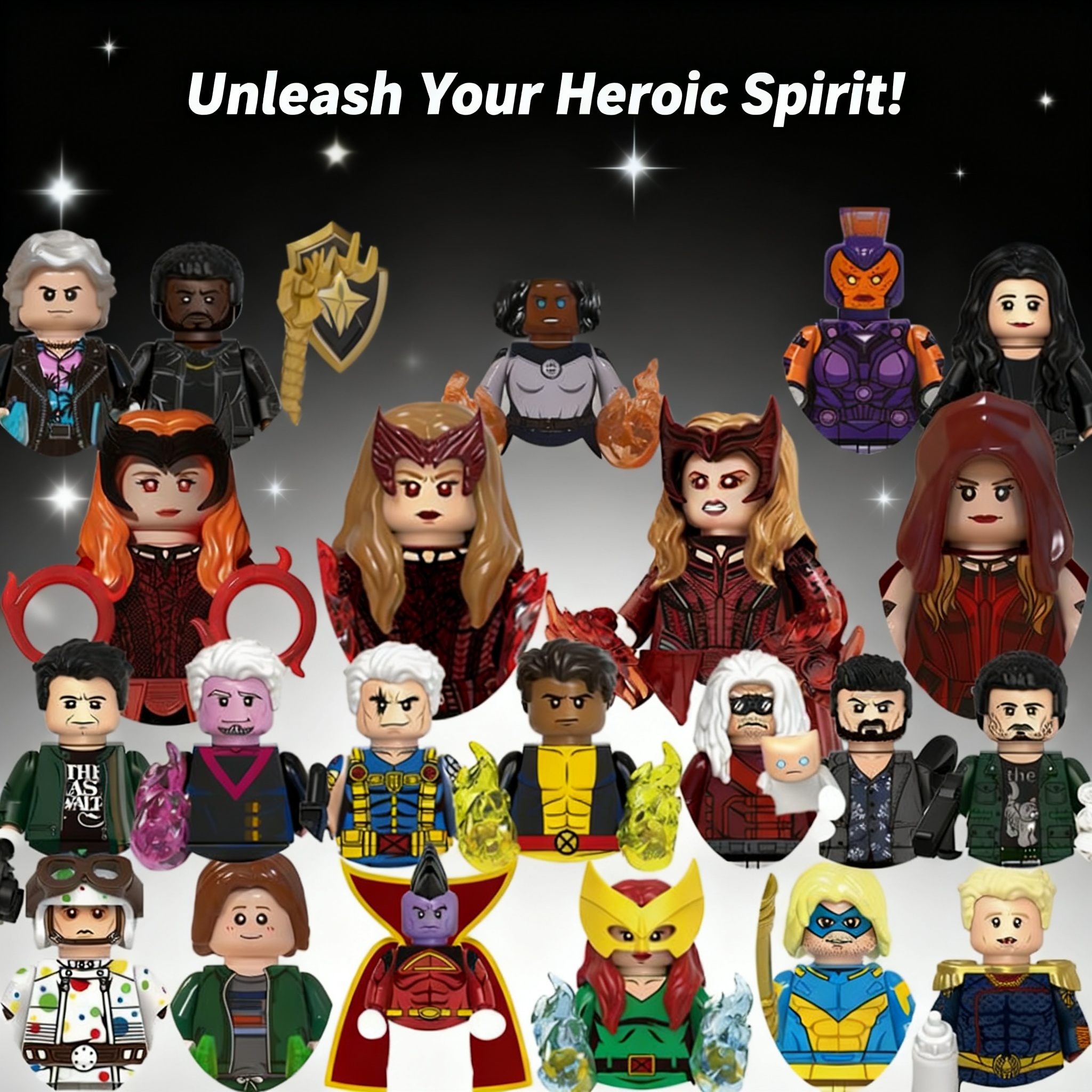 Kids Party Games - New Wanda Mini Action Figures Homelander
