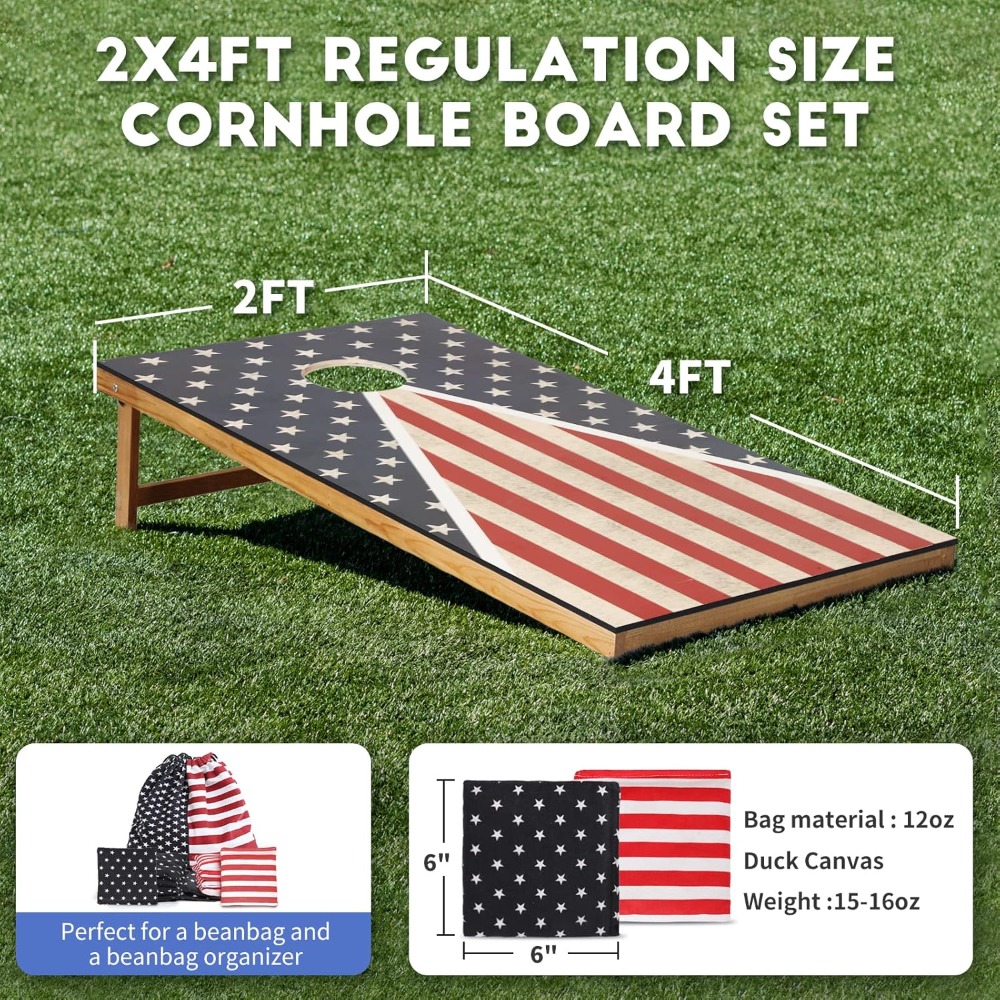 Cornhole Set, Corn Holes Outdo – Cornhole Board Set Bewertung und Preis