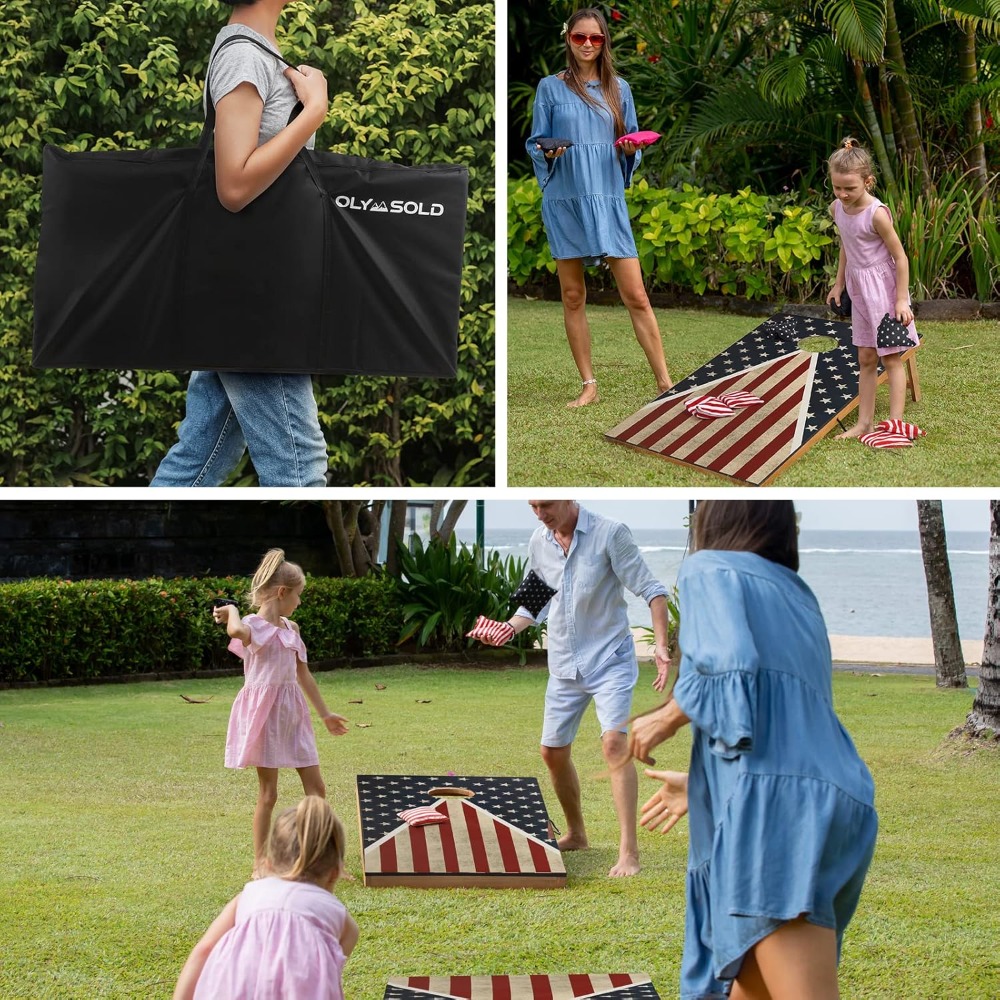 Cornhole Set, Corn Holes Outdo – Cornhole Board Set Bewertung und Preis