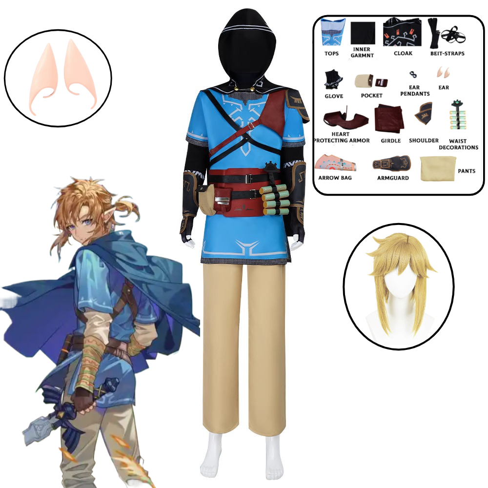 Link Cosplay Costume Game Tear – Party Games For Adults And Kids Bewertung und Preis