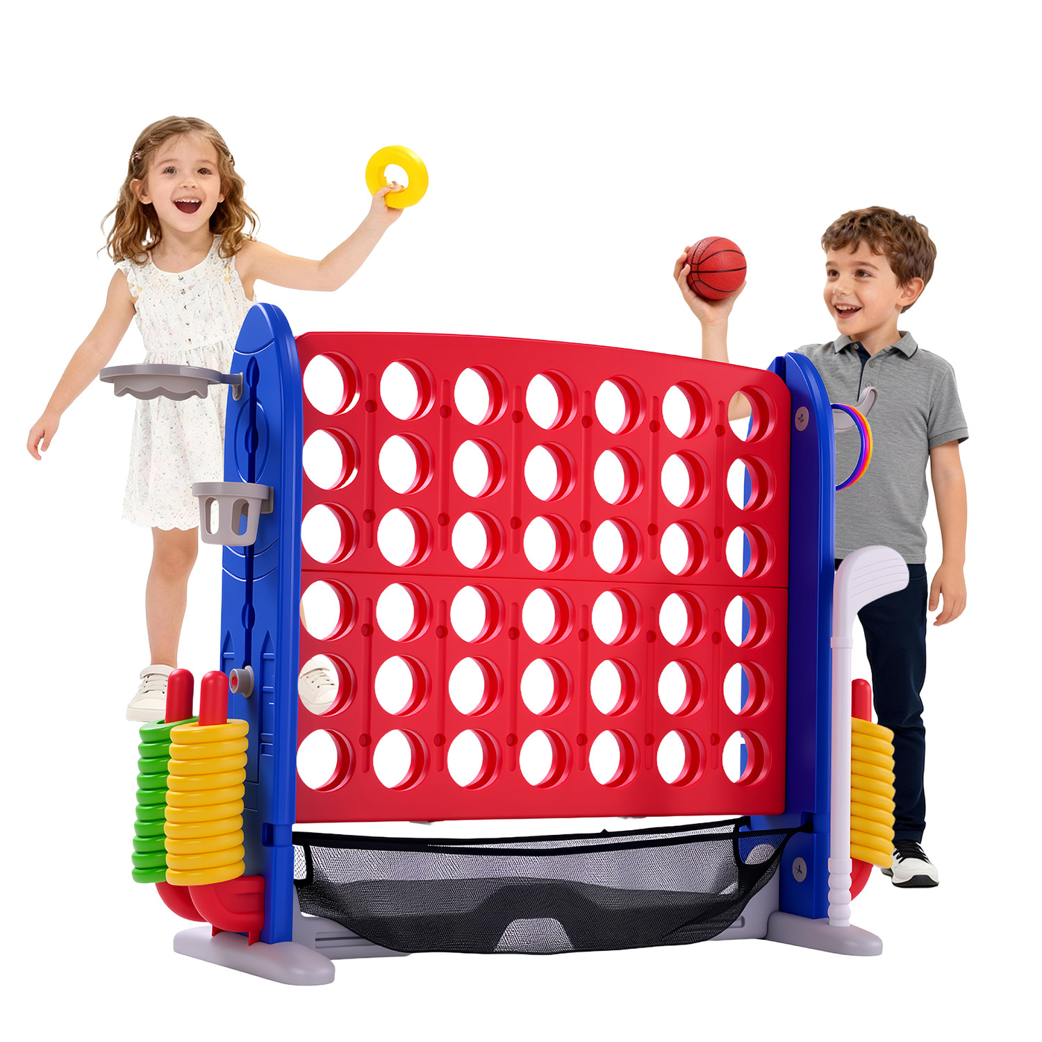 4-in-1 Giant Connect Game Set  – Giant Connect Four Bewertung und Preis