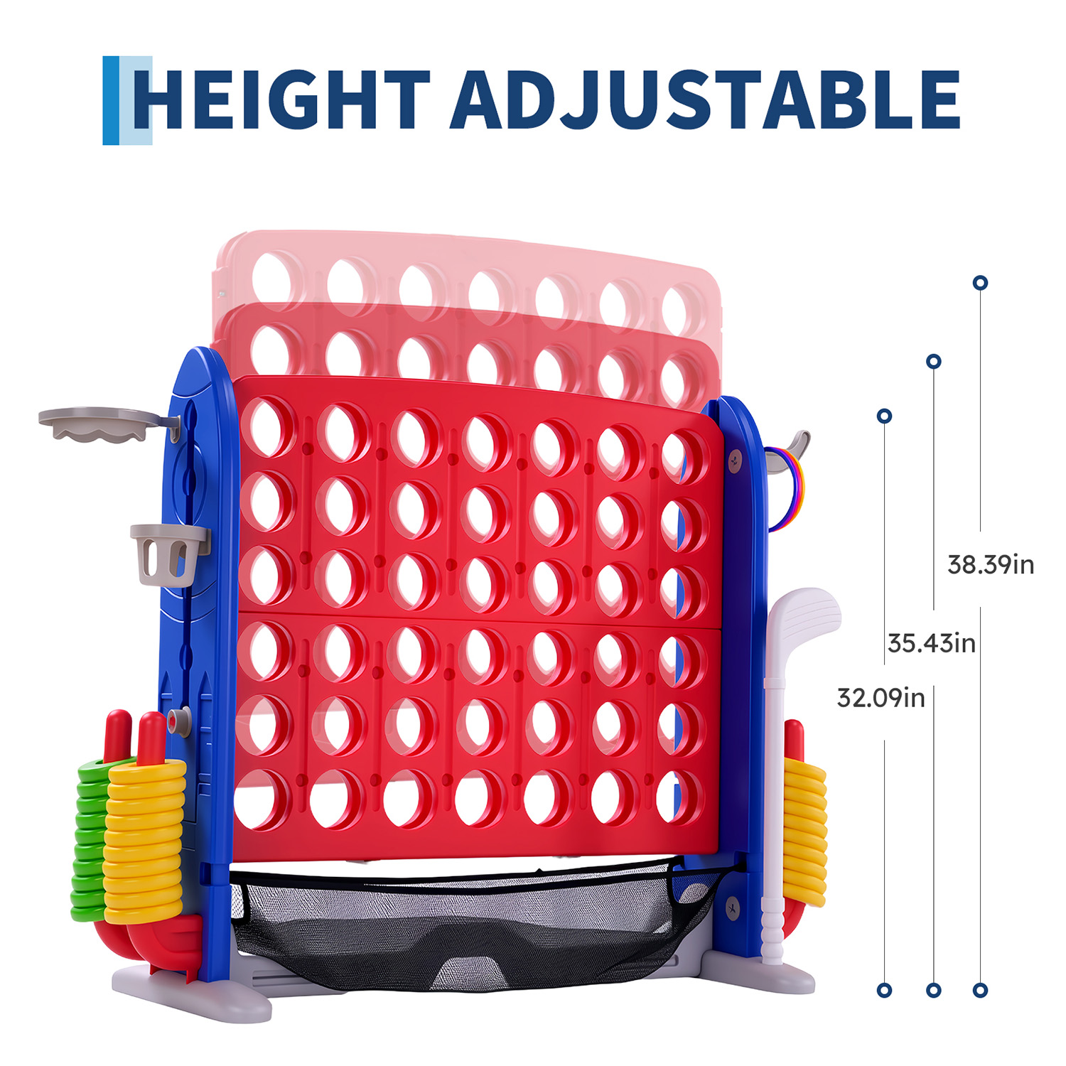 4-in-1 Giant Connect Game Set  – Giant Connect Four Bewertung und Preis