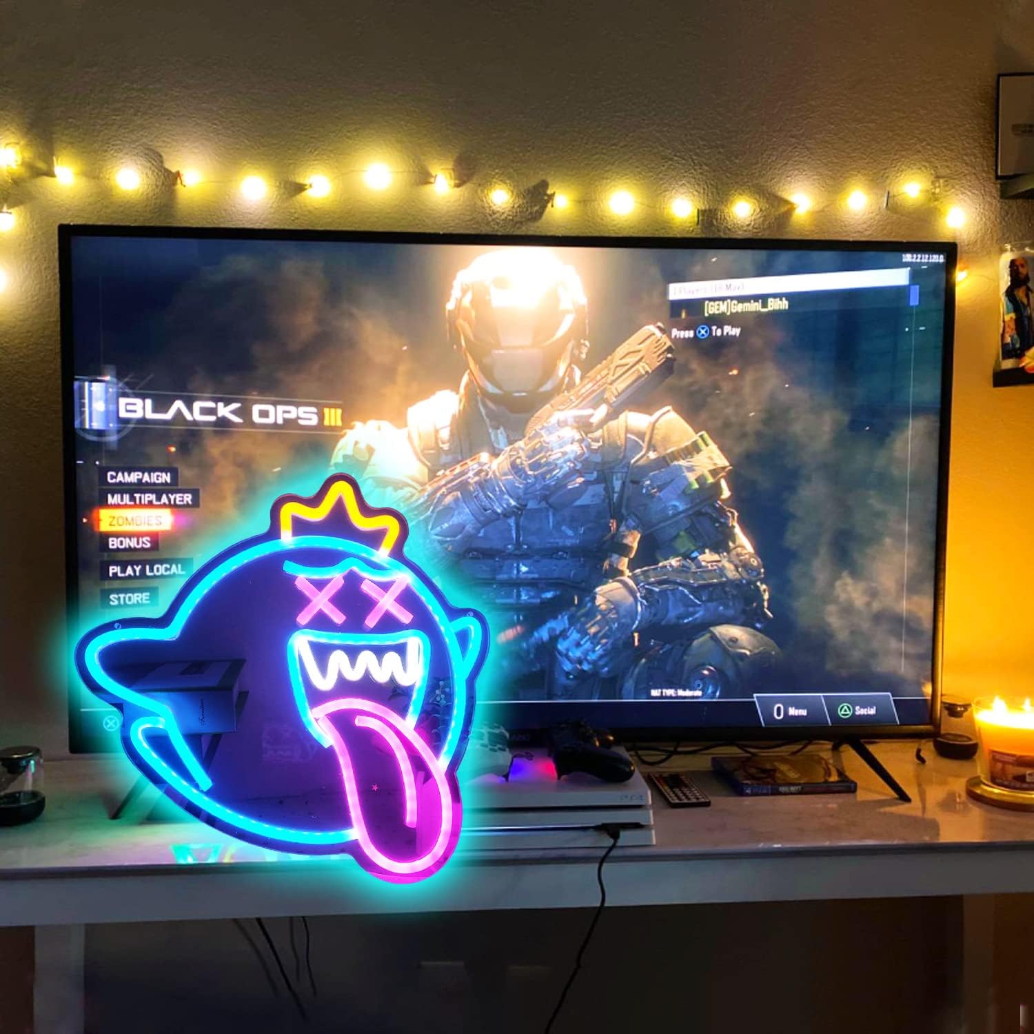 King Boo Neon Sign Ghost Led N – Party Games Switch Bewertung und Preis