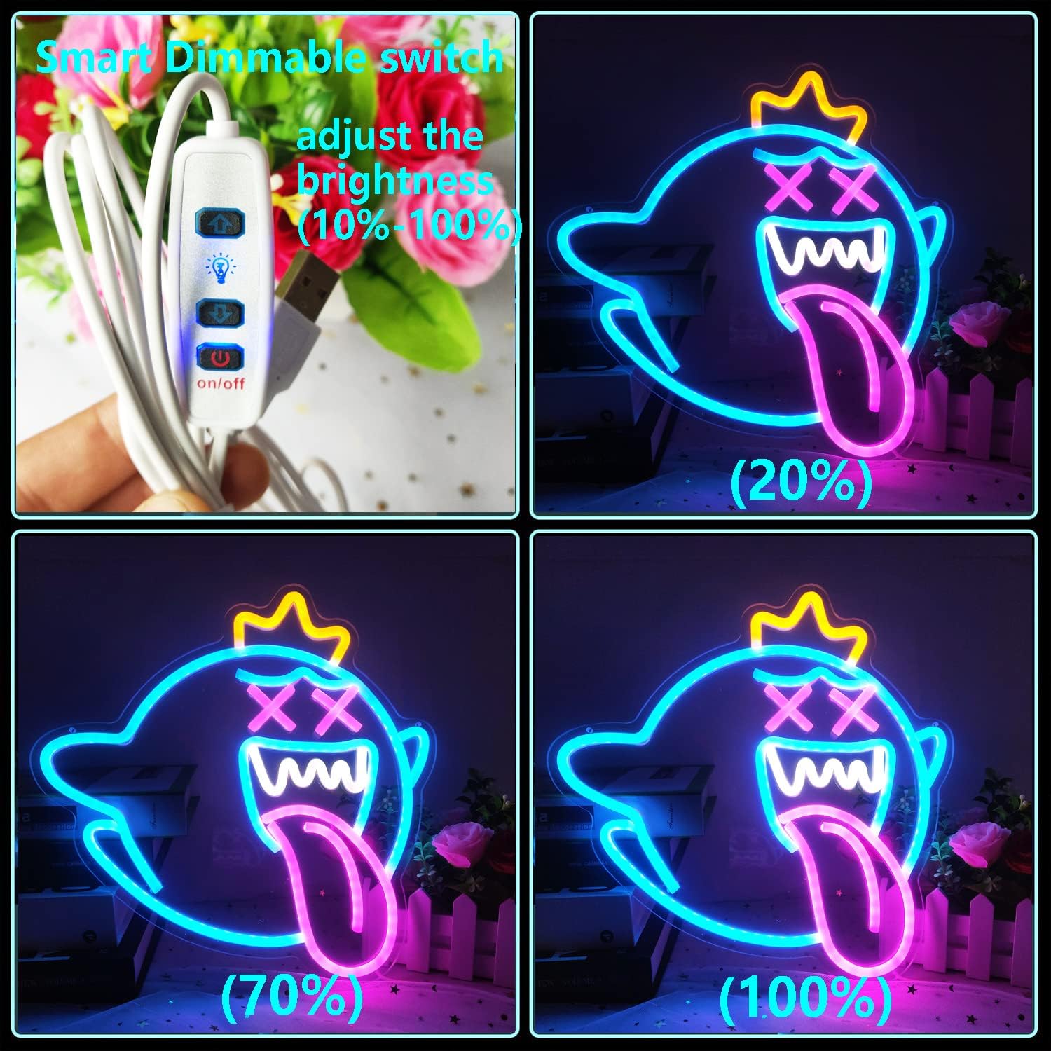 King Boo Neon Sign Ghost Led N – Party Games Switch Bewertung und Preis