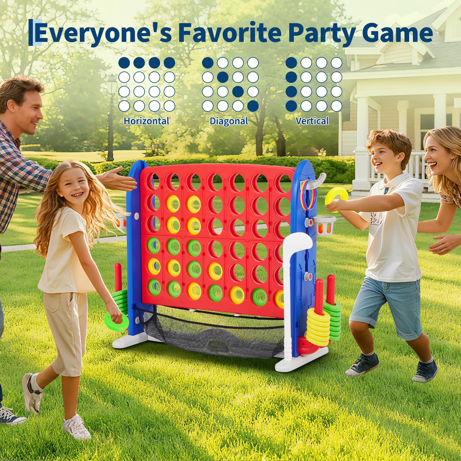 Adjustable Height Giant 4-to-S – Giant Connect Four Bewertung und Preis