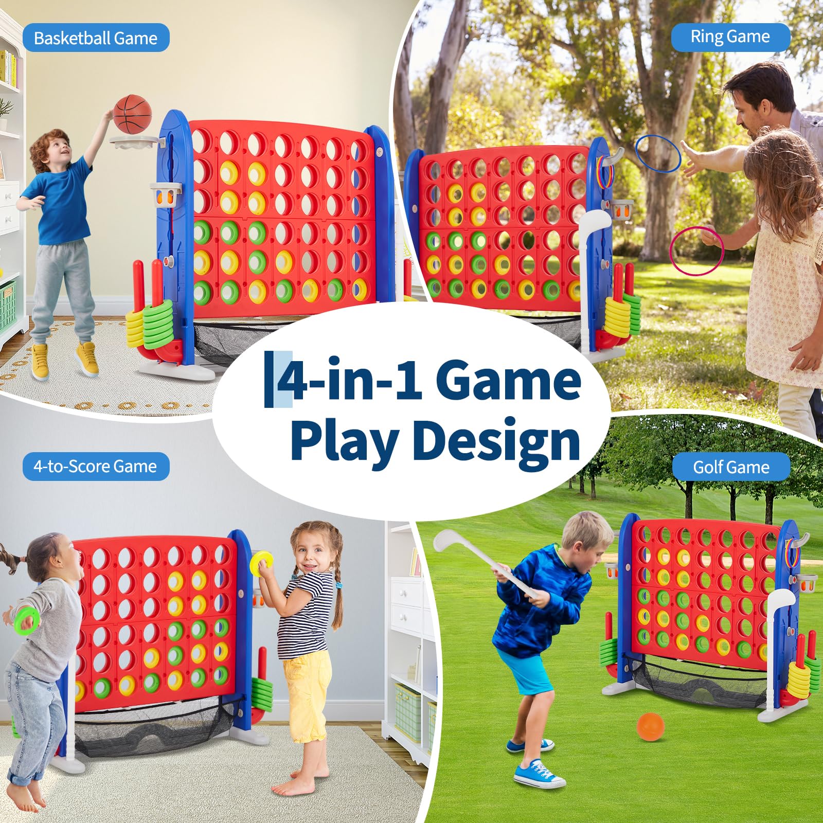 Adjustable Height Giant 4-to-S – Giant Connect Four Bewertung und Preis