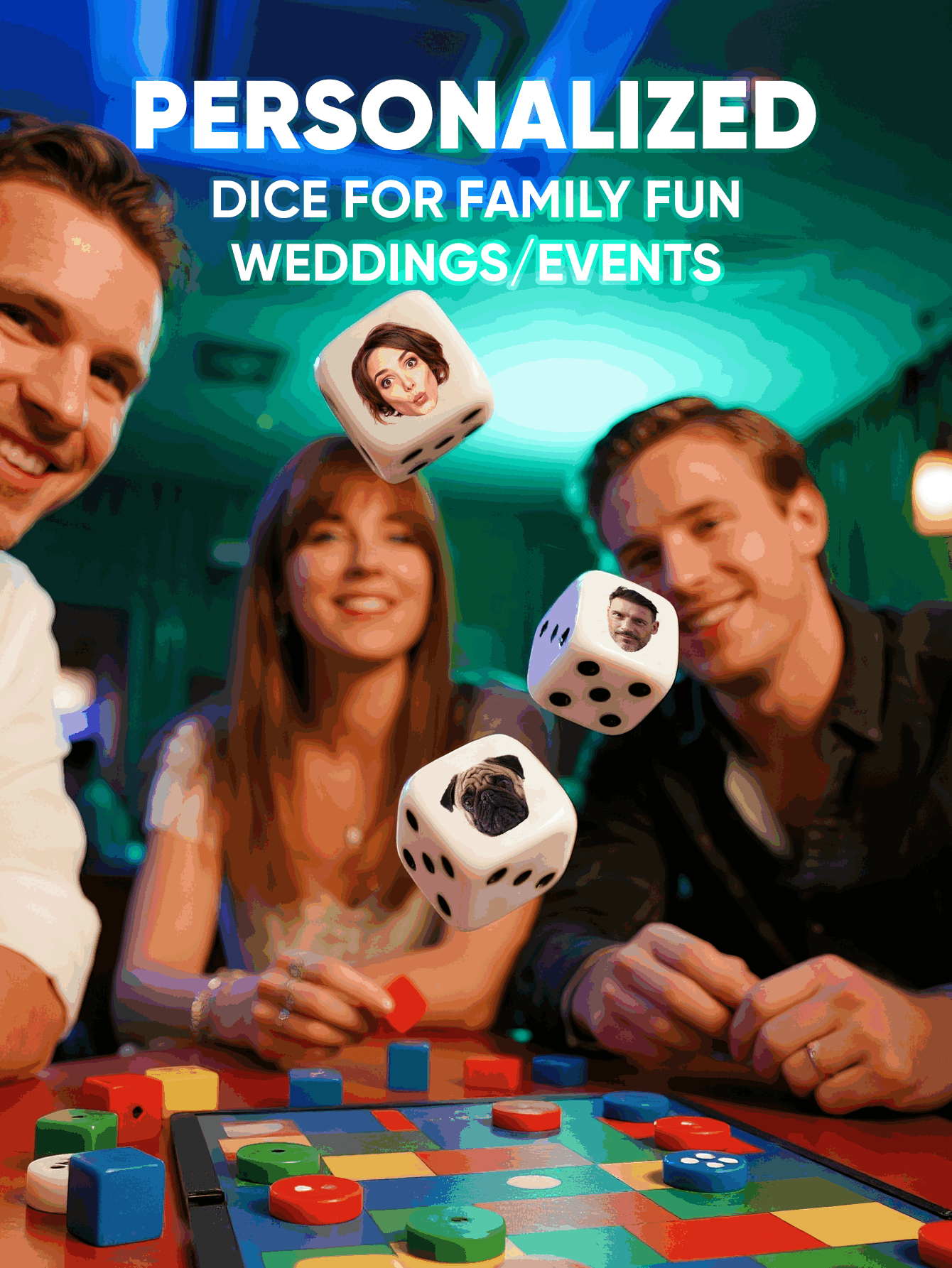 Custom Face Dice Personalized  – Party Games School Bewertung und Preis