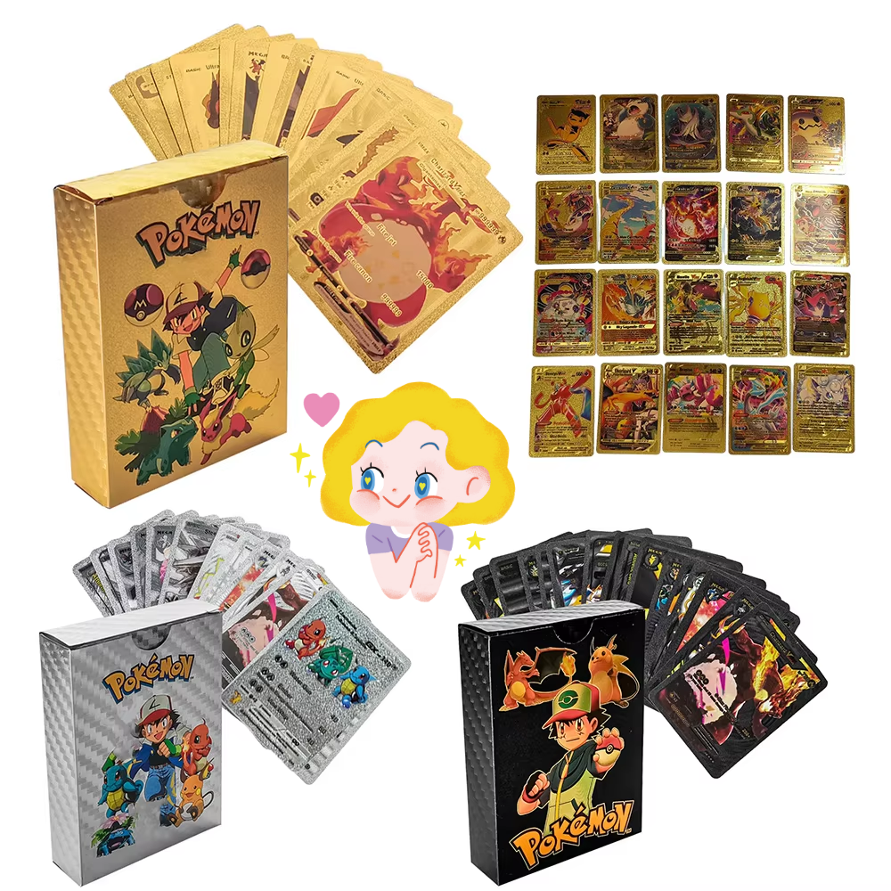 2026New 55PCS Pokemon Cards Vm – Party Games In Spanish Bewertung und Preis