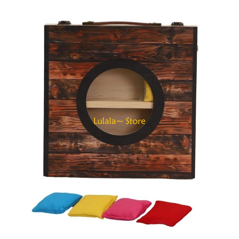 Y4QA Cornholes Game Set with 4 – Cornhole Board Set Bewertung und Preis