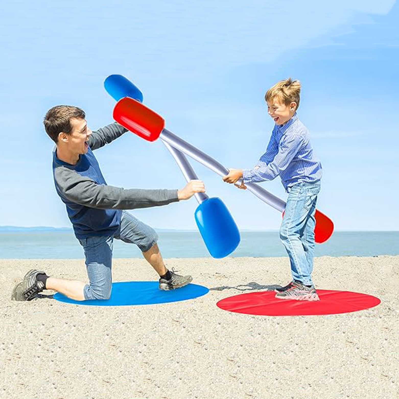 1Set Red Blue Inflatable Stick – Giant Connect Four Bewertung und Preis