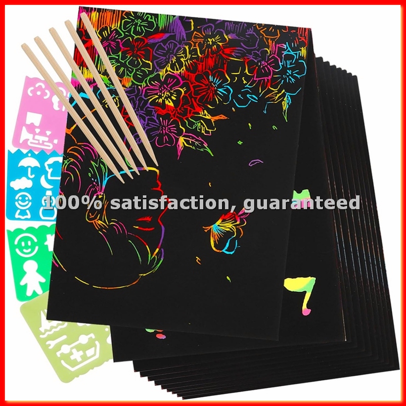 Scratch Paper Art Set, Black C – Party Games Kit Bewertung und Preis