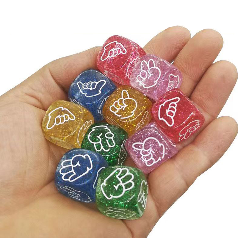 5PCS Rock Paper Scissors Dice  – Party Games Juego Bewertung und Preis