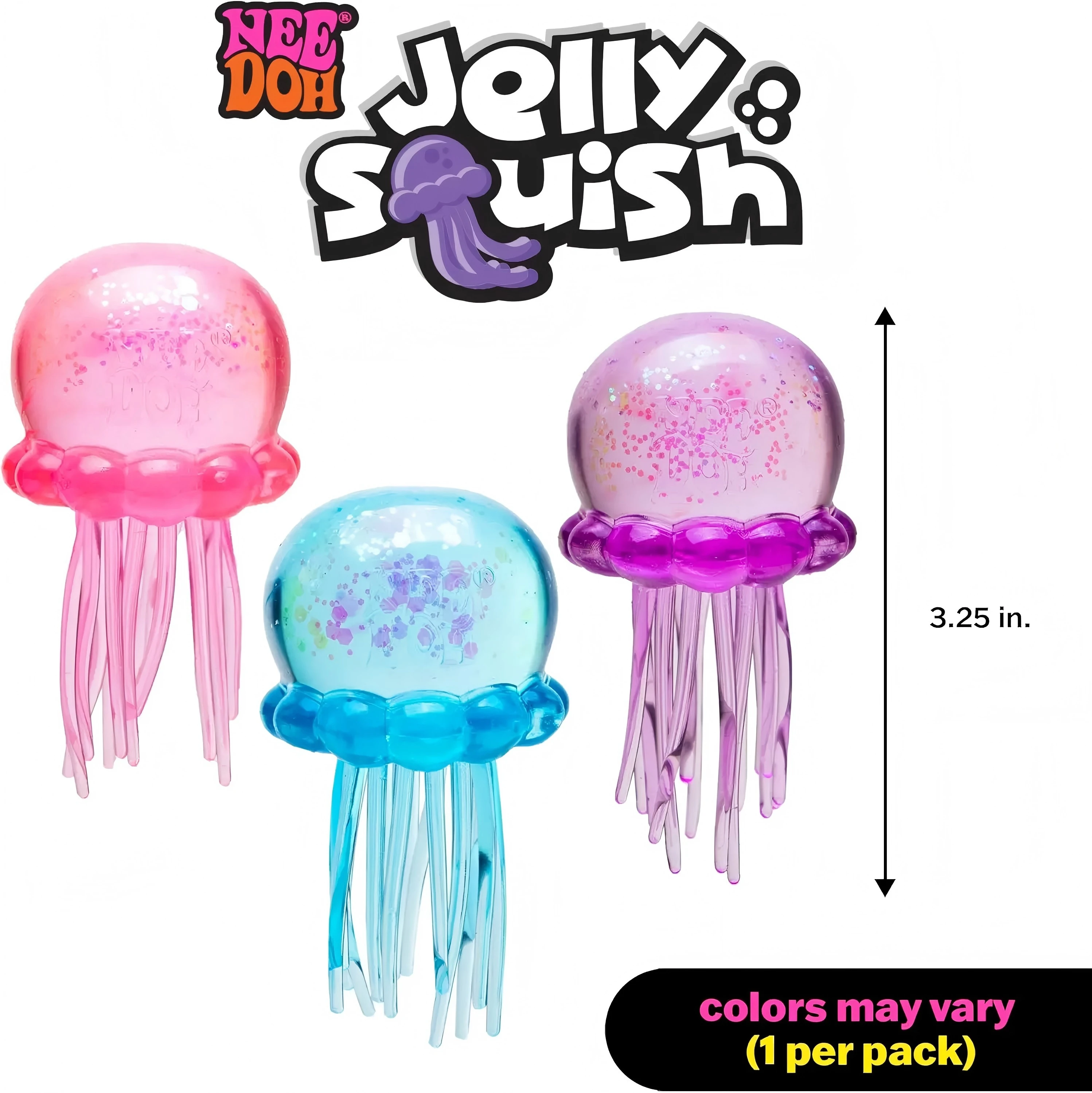 Needoh Fuzz Ball Jellyfish Squ – Party Games For Adults And Kids Bewertung und Preis