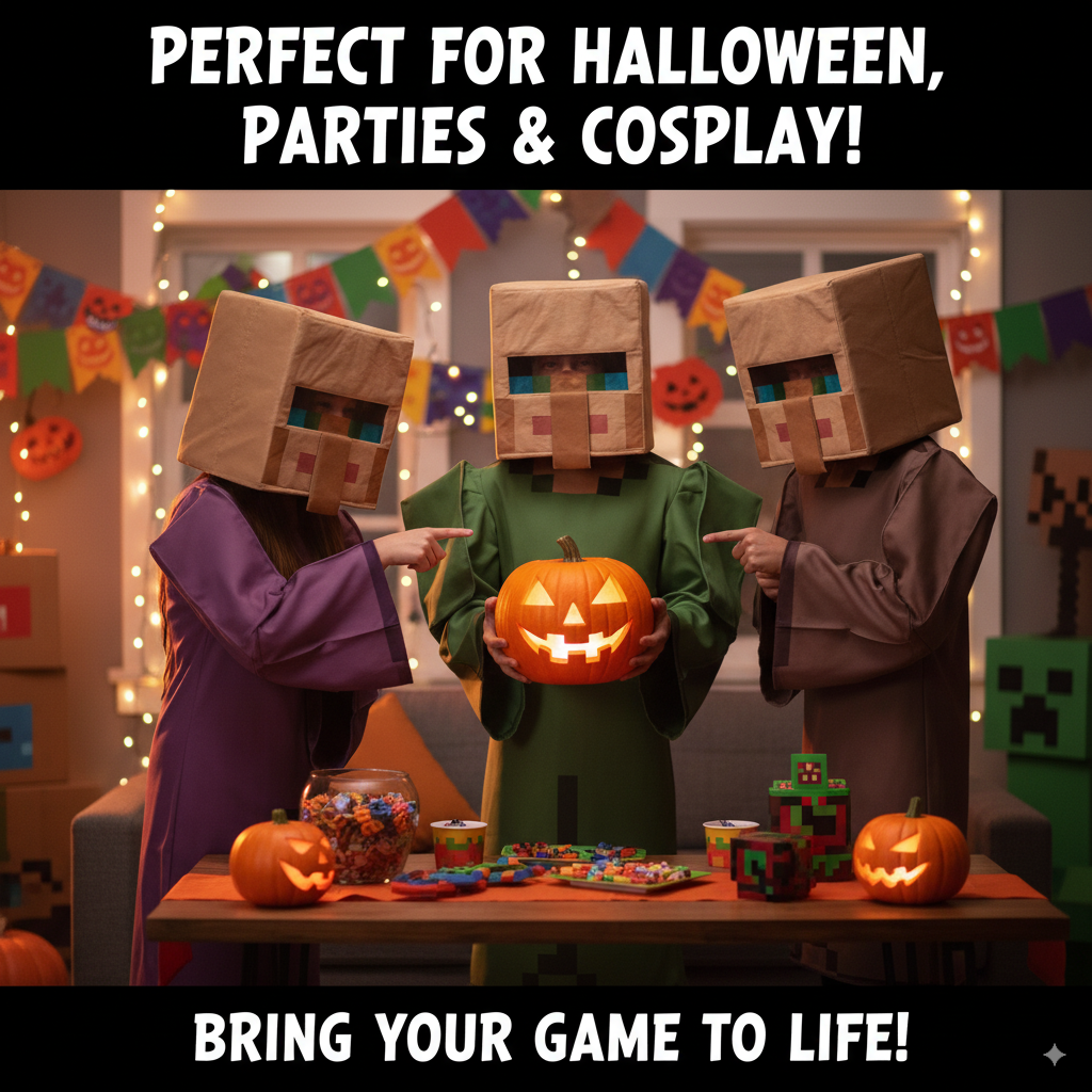 Kids Pixel World Halloween Cos – Party Games School Bewertung und Preis