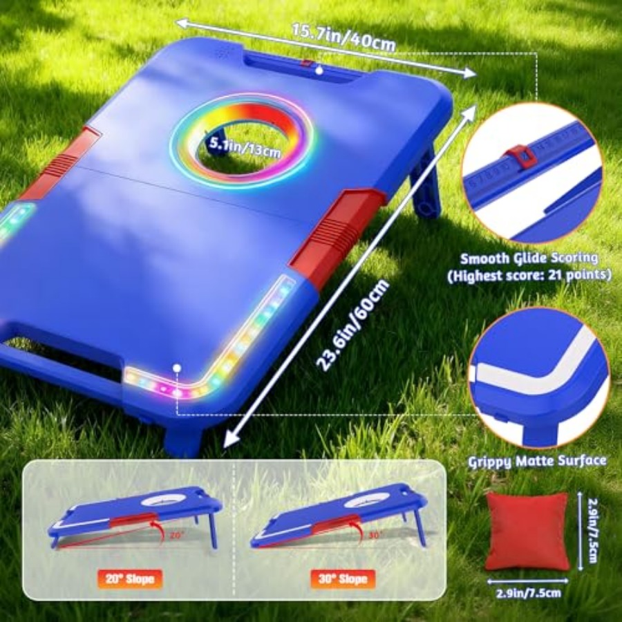 Portable Cornhole Board Set wi – Cornhole Board Set Bewertung und Preis