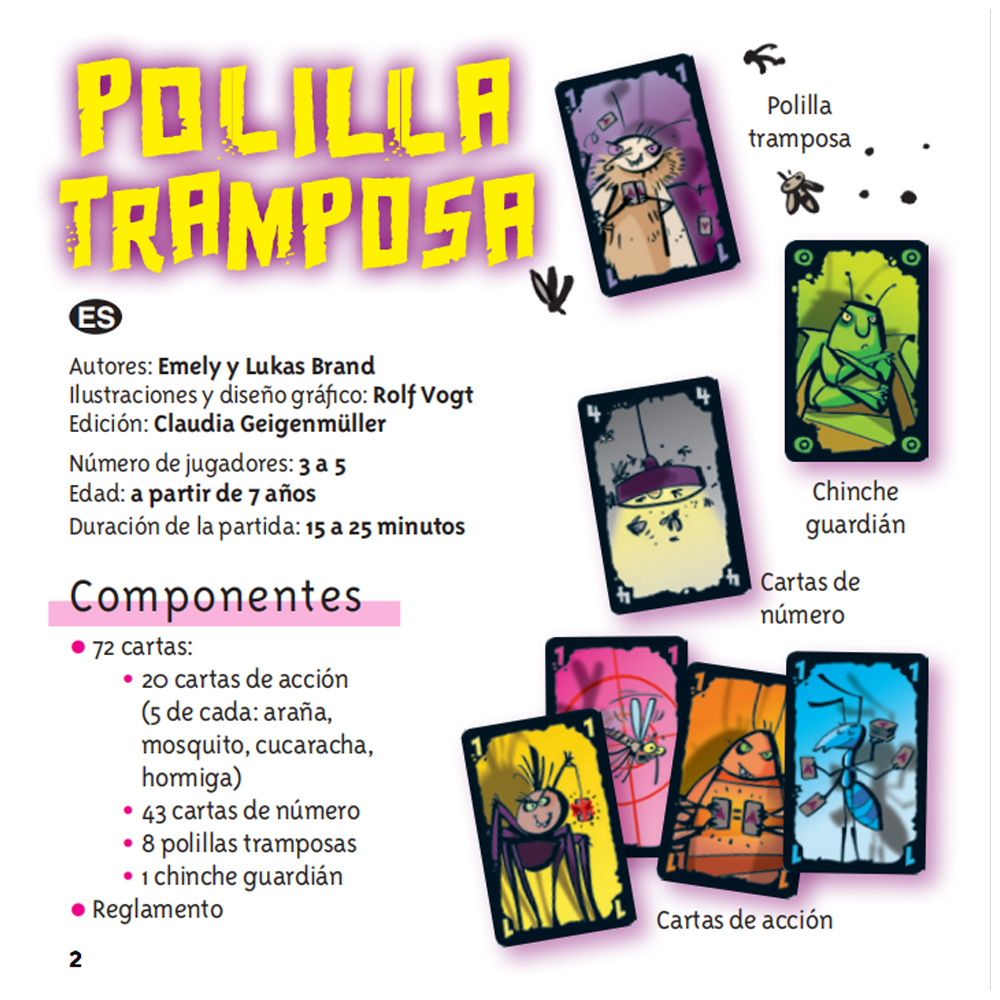 Spanish Polilla Tramposa Card  – Party Games Juego Bewertung und Preis
