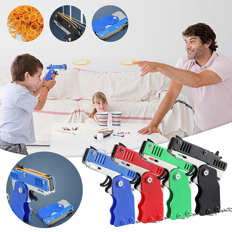Mini Keychain Rubber Band Gun  – Party Games Gender Reveal Bewertung und Preis