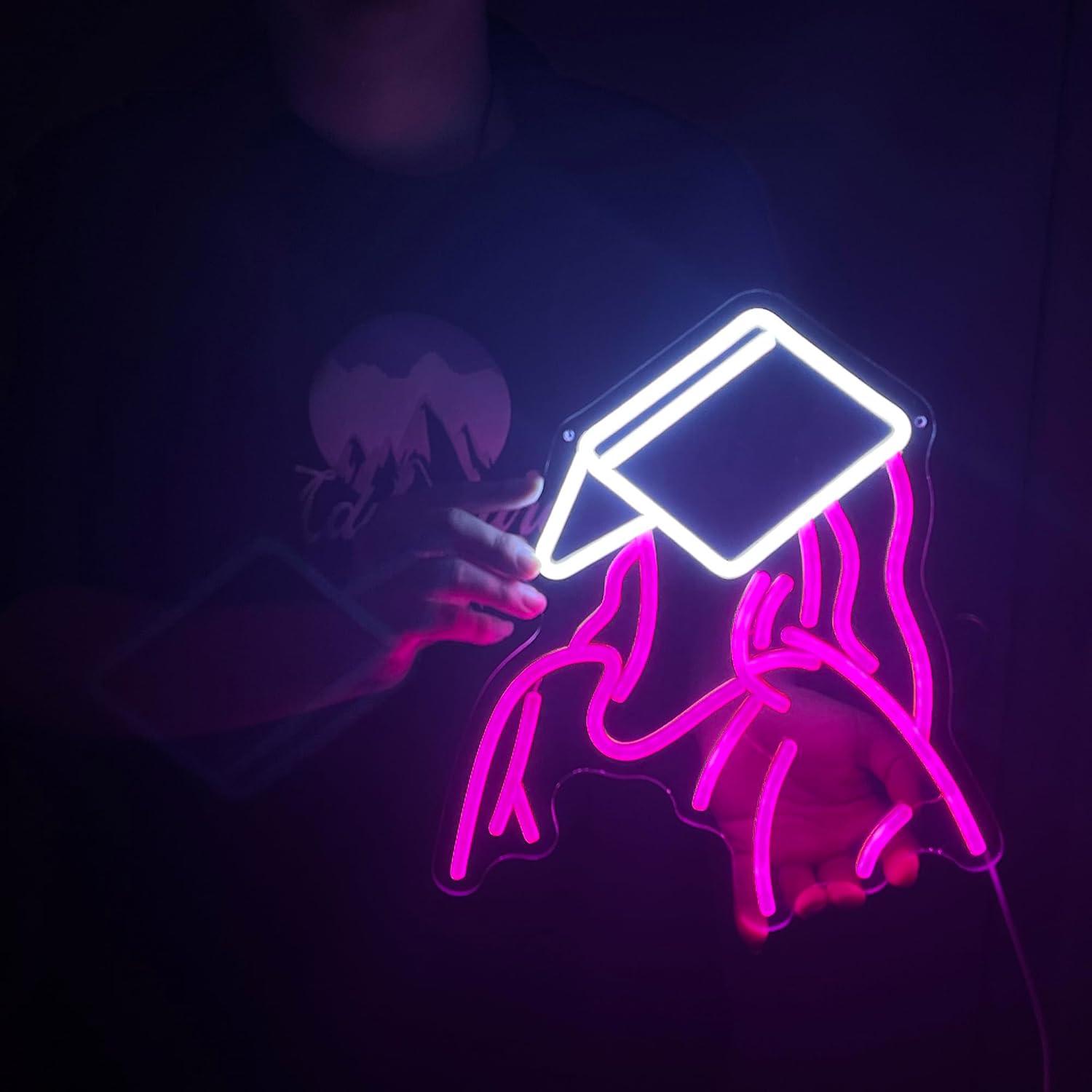 Reading Girl Neon Sign USB Dim – Party Games Girls Night Bewertung und Preis
