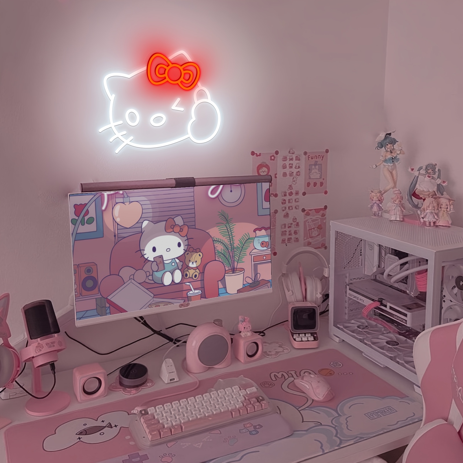 Hello Kitty LED Neon Sign Wall – Party Games Girls Night Bewertung und Preis