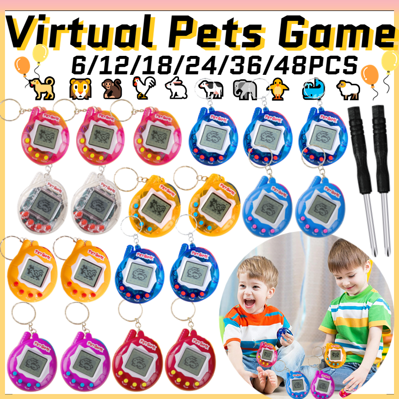 6-48PCS Virtual Pet Keychain D – Party Games Gender Reveal Bewertung und Preis