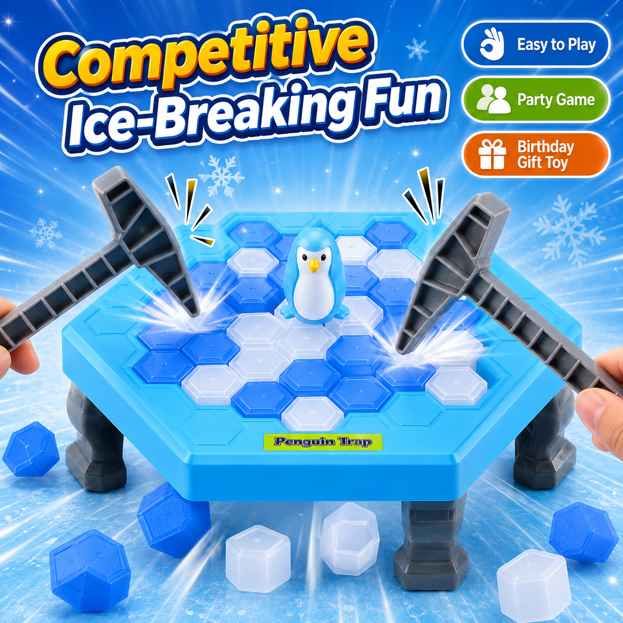 Penguin Breaking Ice Table Gam – Party Games Juego Bewertung und Preis