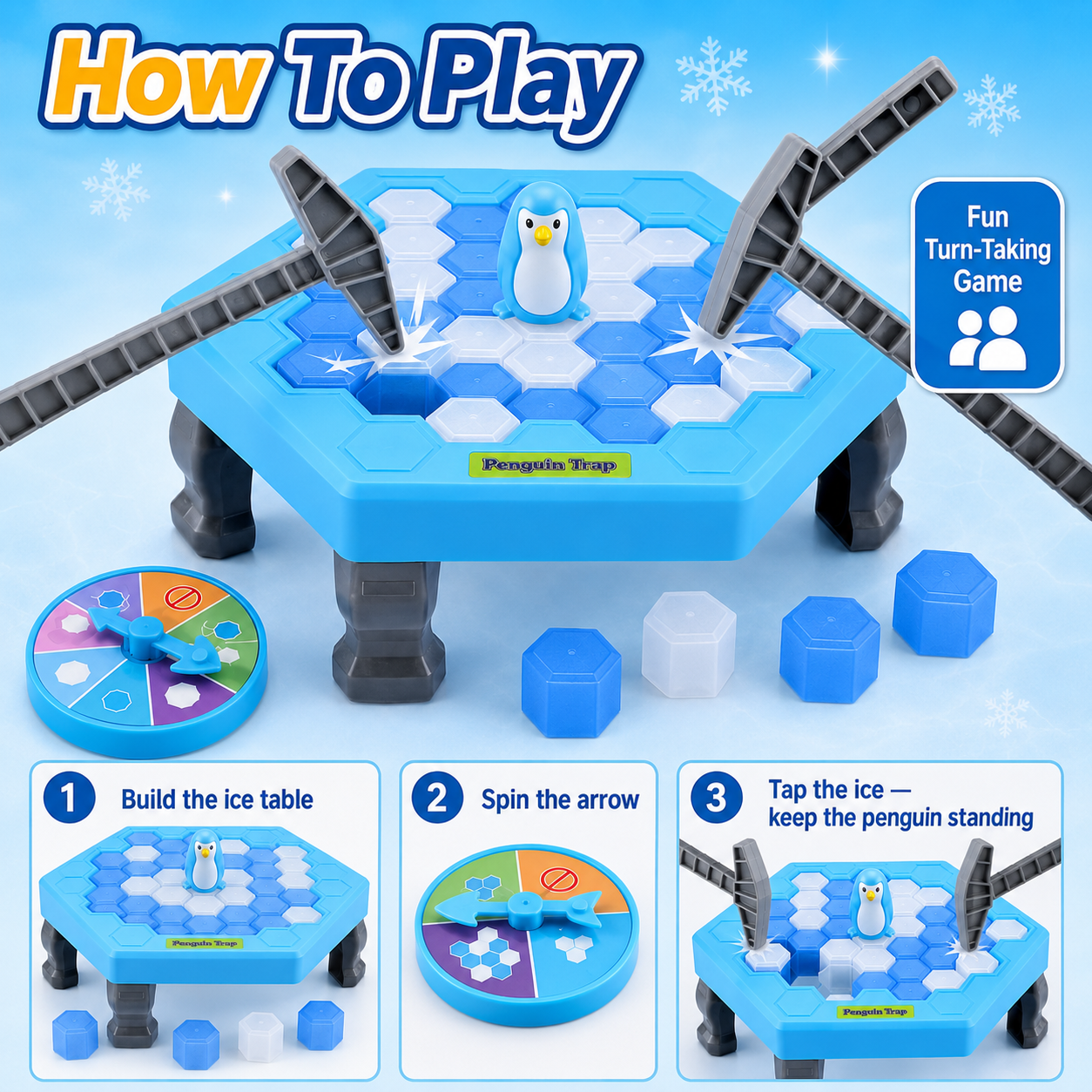 Penguin Breaking Ice Table Gam – Party Games Juego Bewertung und Preis