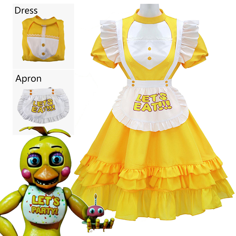 Toy Chica Cosplay Costumes Gam – Party Games Girls Night Bewertung und Preis