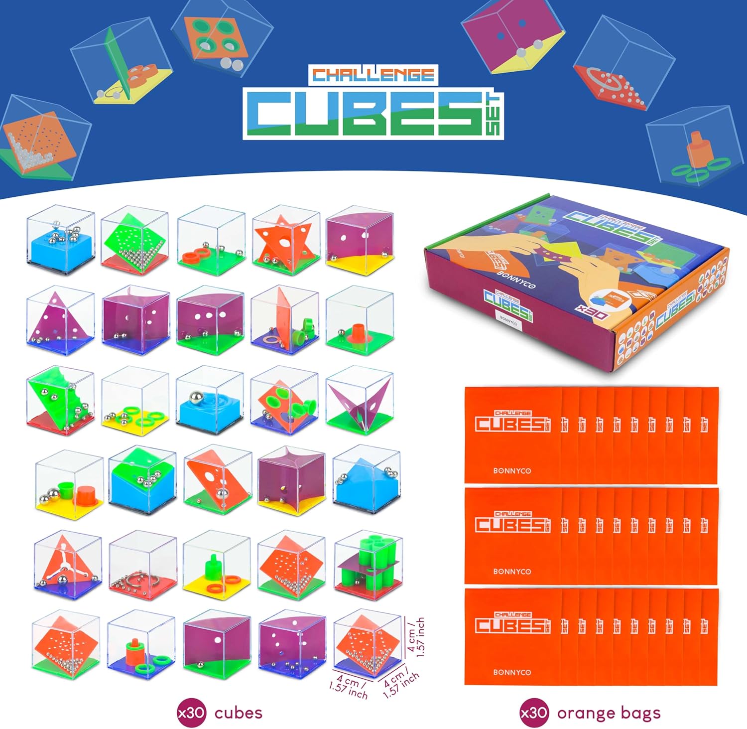Brain Teaser Puzzles Cubes Pac – Kids Party Games Bewertung und Preis