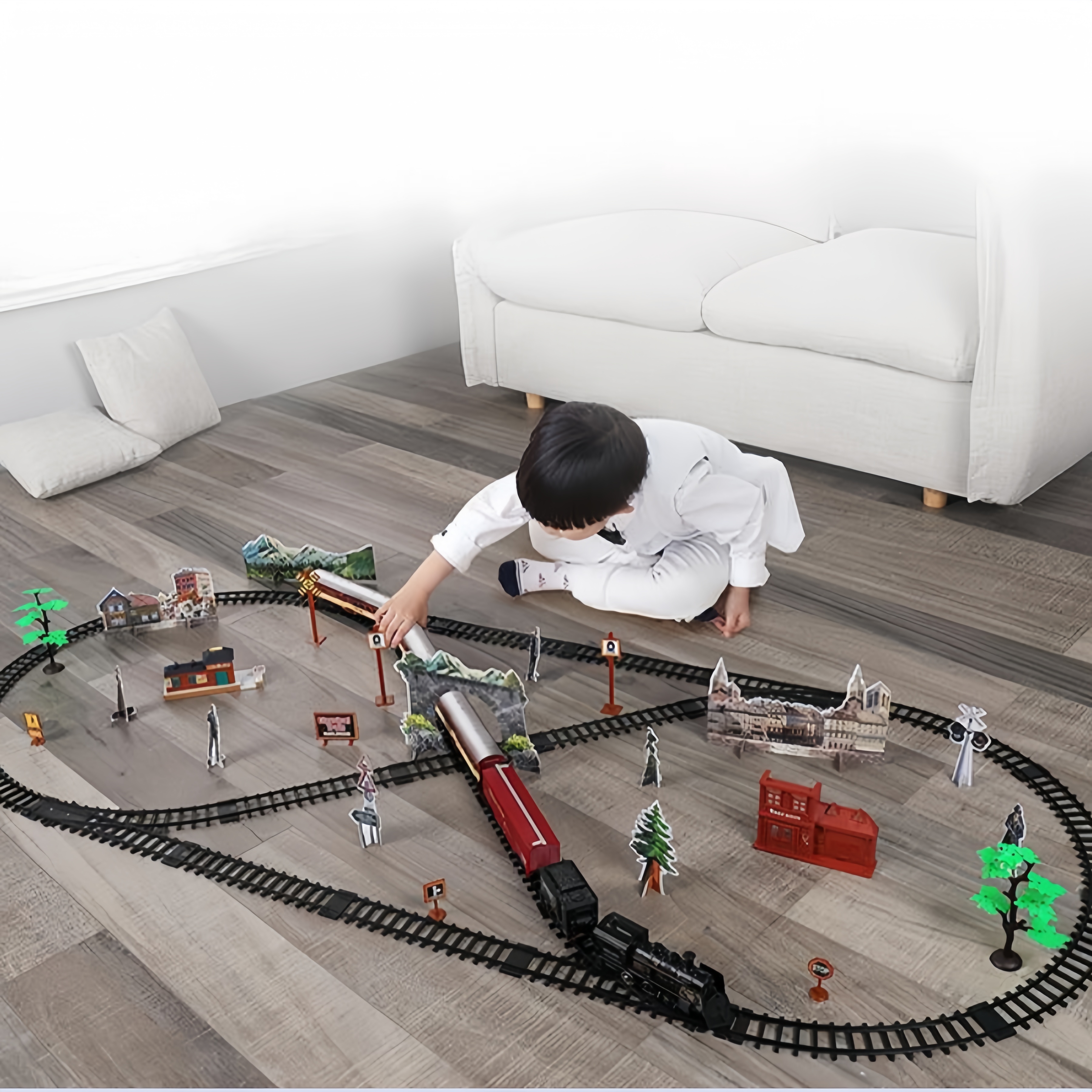 Kids Electric Steam Train Toy  – Party Games Steam Bewertung und Preis