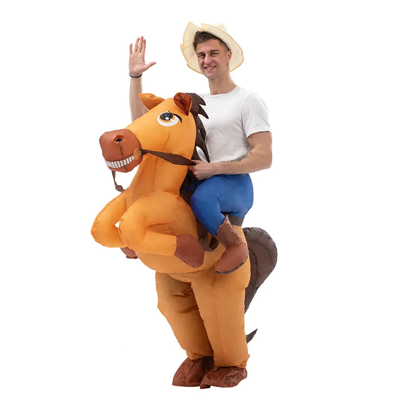 Fun Inflatable Cowboy Costume  – Party Games In Spanish Bewertung und Preis