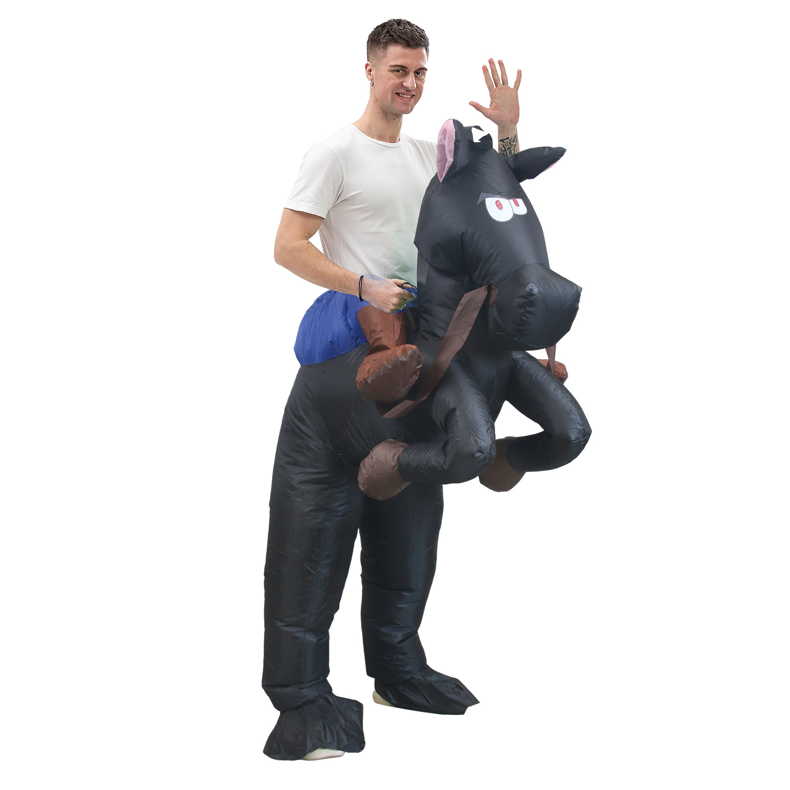 Fun Inflatable Cowboy Costume  – Party Games In Spanish Bewertung und Preis