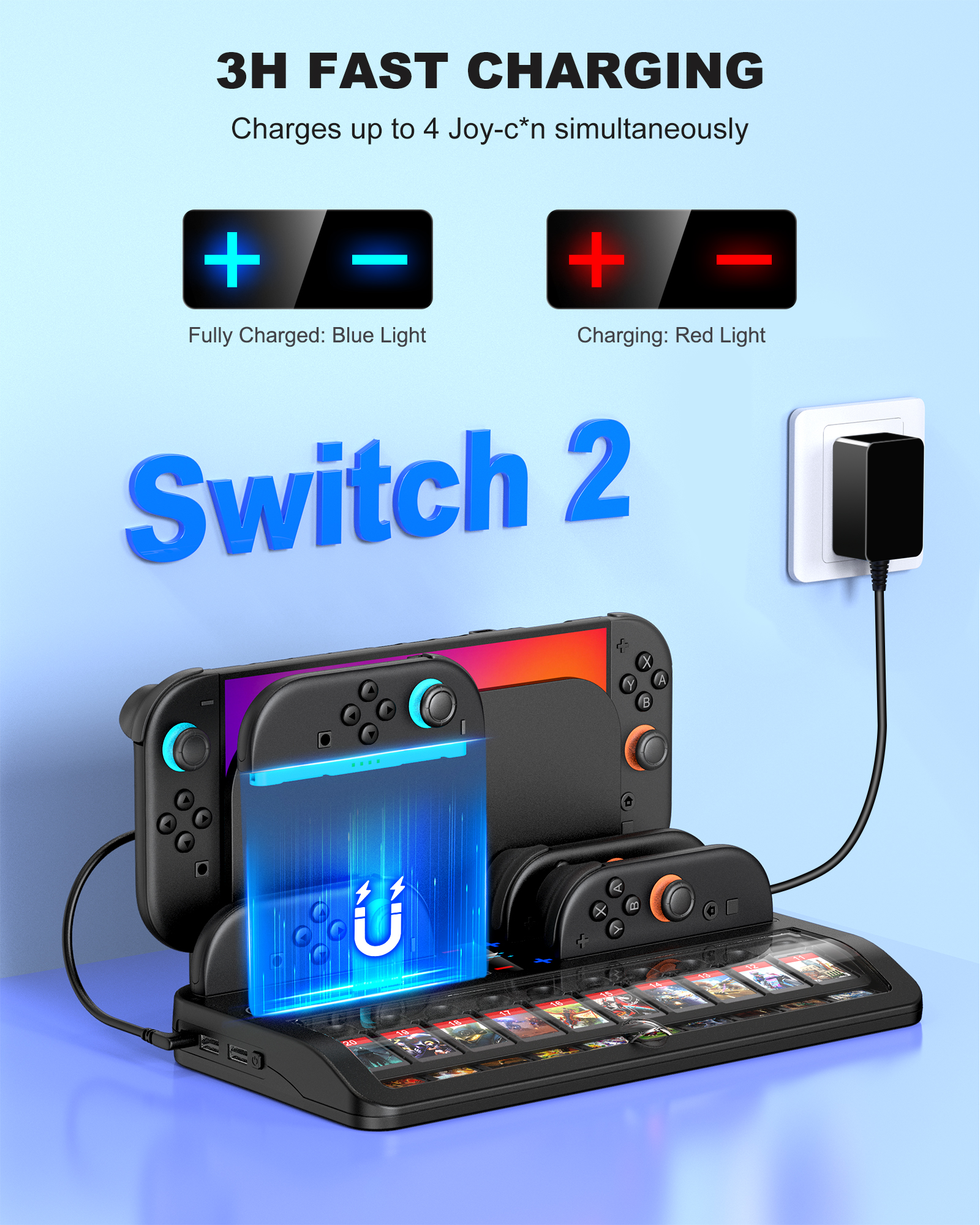 BEBONCOOL SC200 Switch2 Chargi – Party Games Switch Bewertung und Preis
