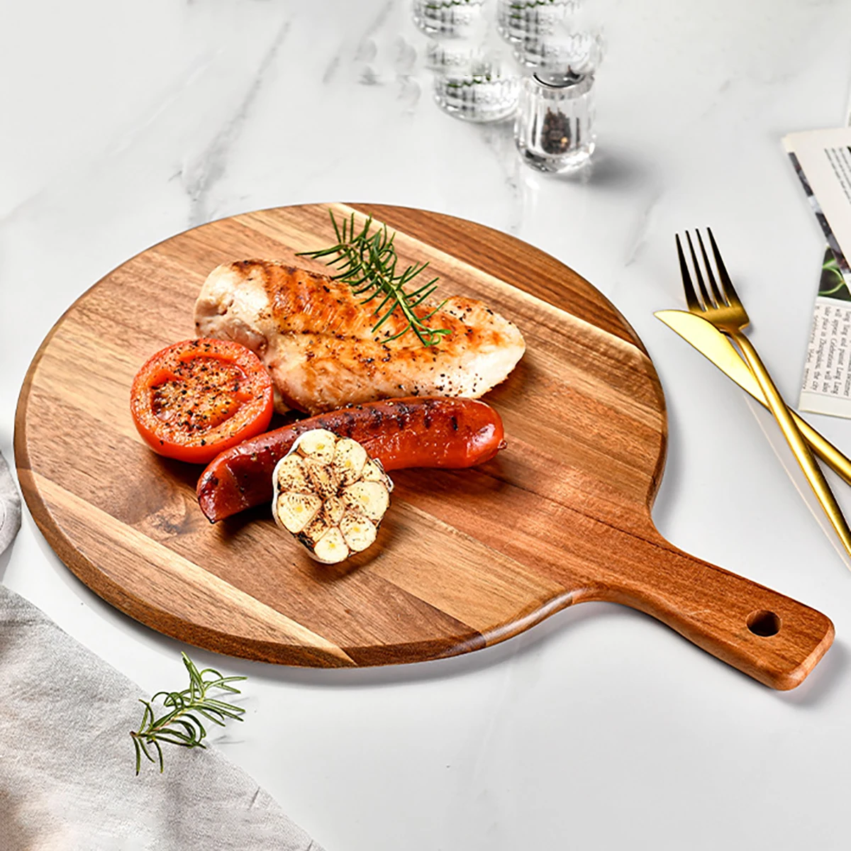 1Pc Wood Cutting Board Circula – Cornhole Board Set Bewertung und Preis