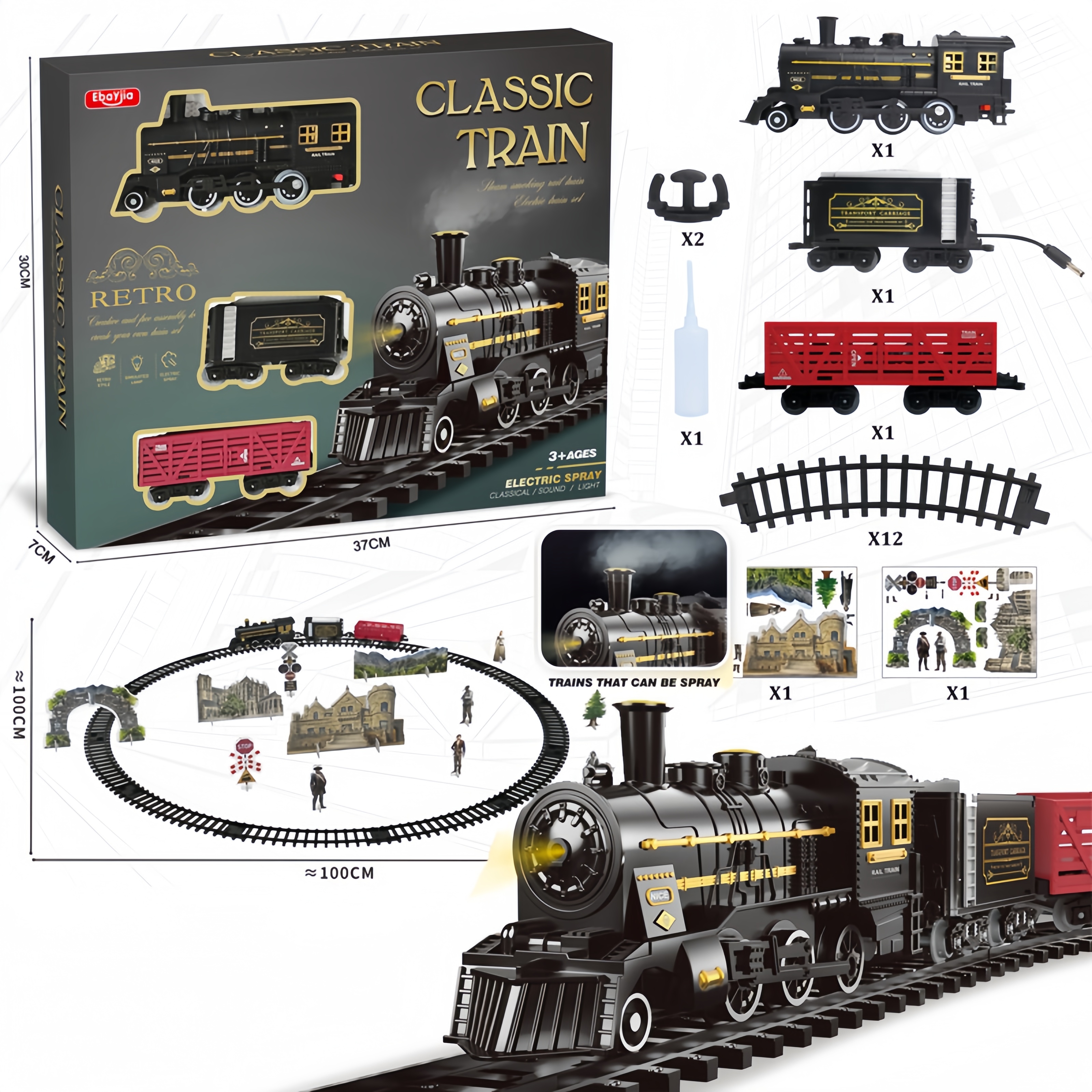 Kids Electric Steam Alloy Trai – Party Games Steam Bewertung und Preis