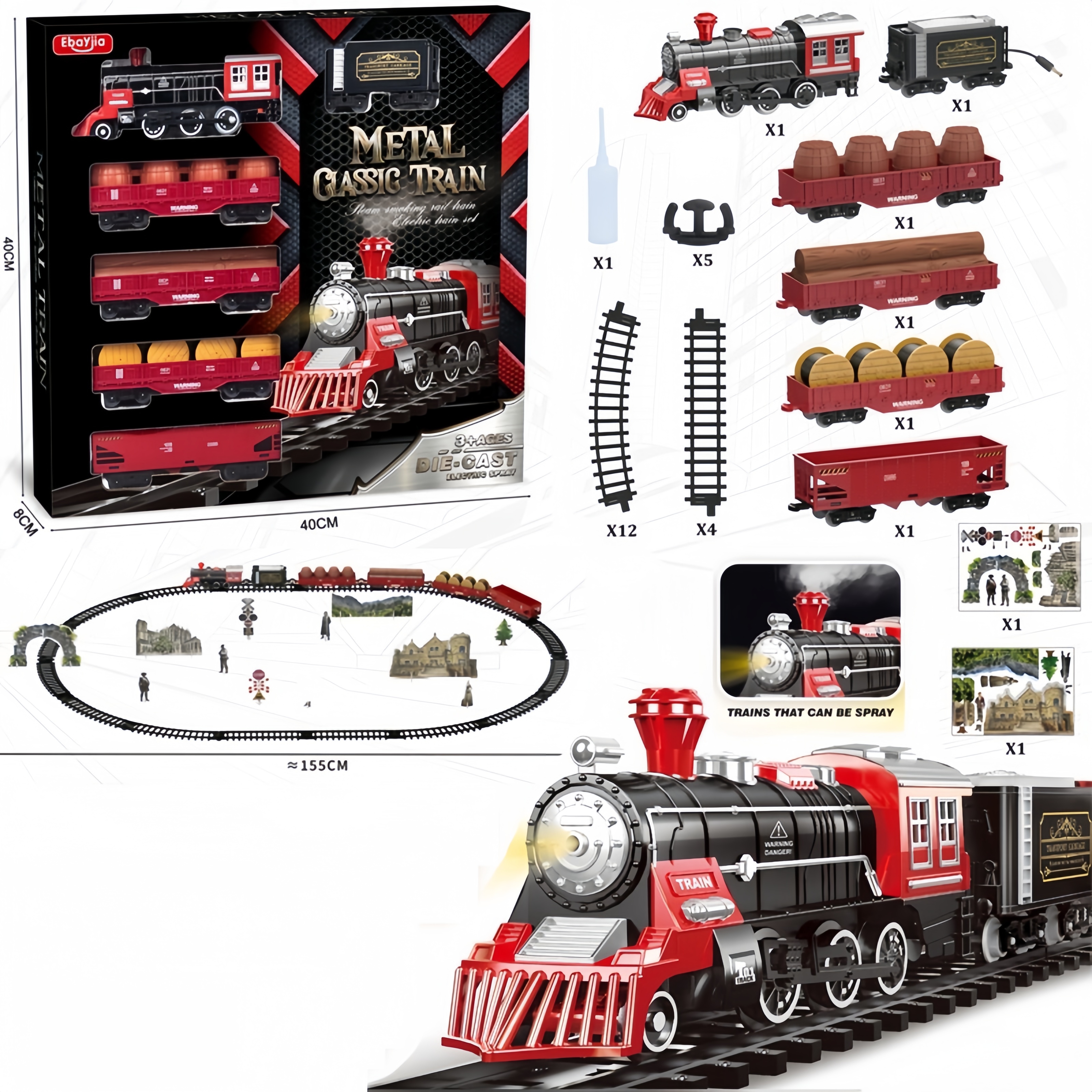 Kids Electric Steam Alloy Trai – Party Games Steam Bewertung und Preis