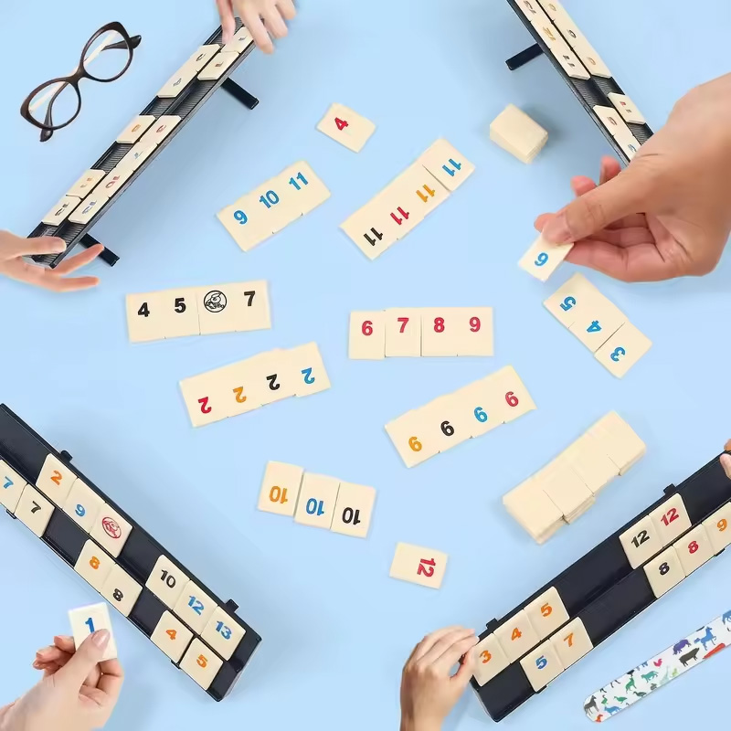 Rummy Cube Game with 4 Racks,R – Party Games Steam Bewertung und Preis
