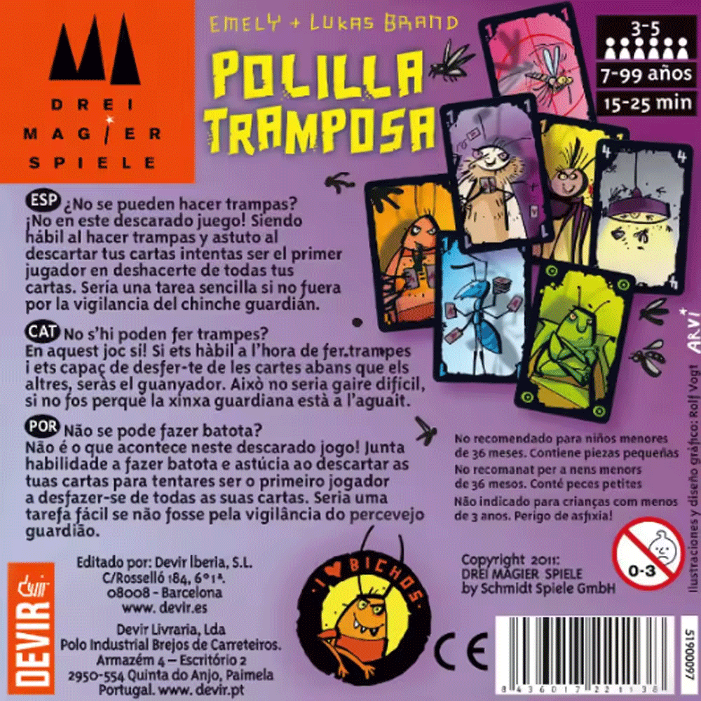 Polilla Tramposa Board Games T – Party Games Juego Bewertung und Preis