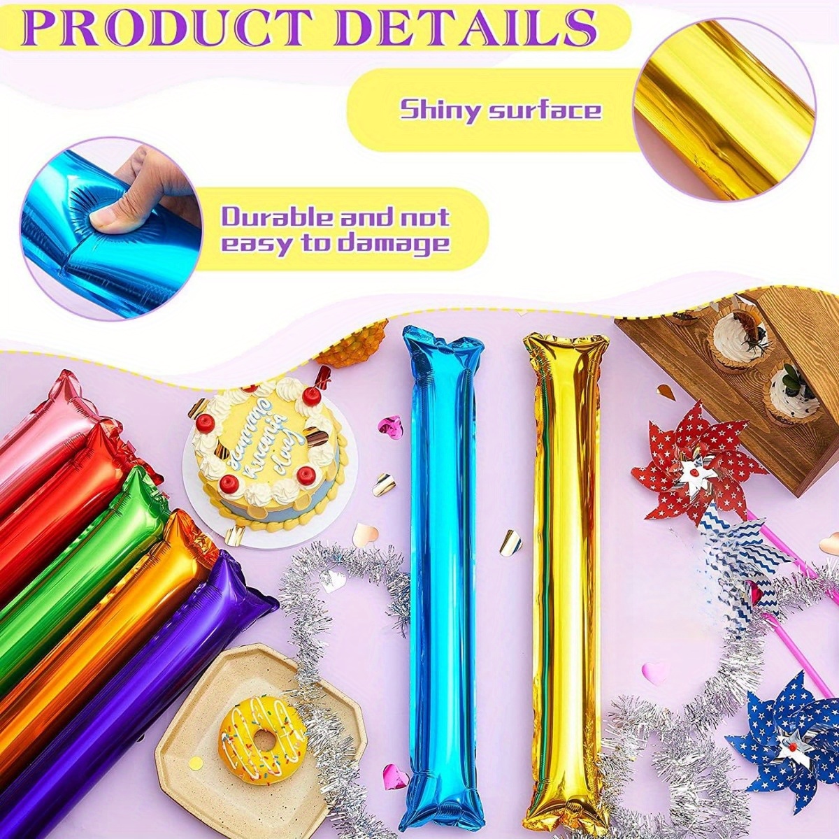 10/30pc Aluminum Film Inflatab – Party Games Gender Reveal Bewertung und Preis