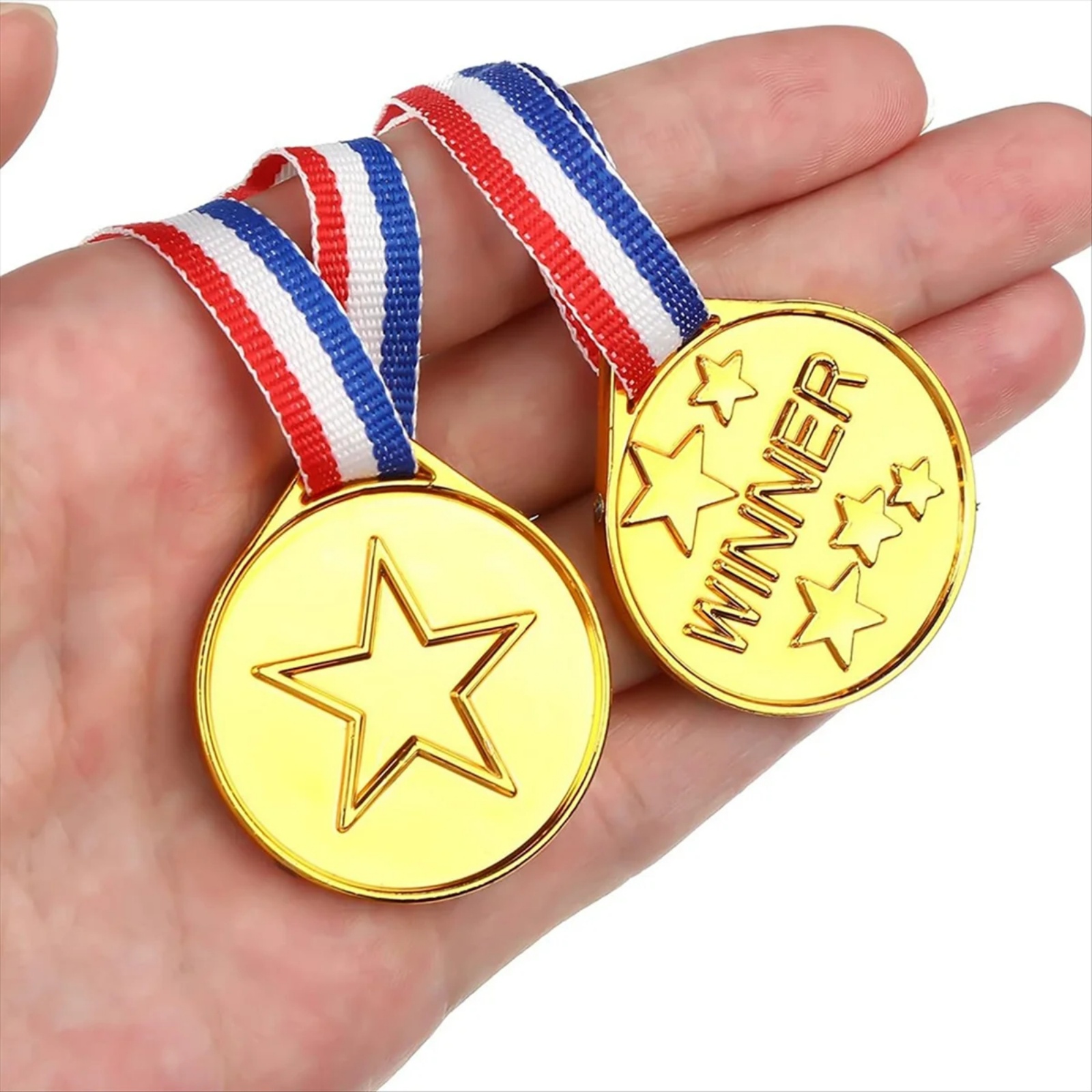30Pcs Plastic Gold Winners Med – Party Games Gender Reveal Bewertung und Preis