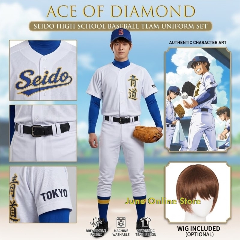 Diamond Ace Cosplay Costumes S – Party Games School Bewertung und Preis