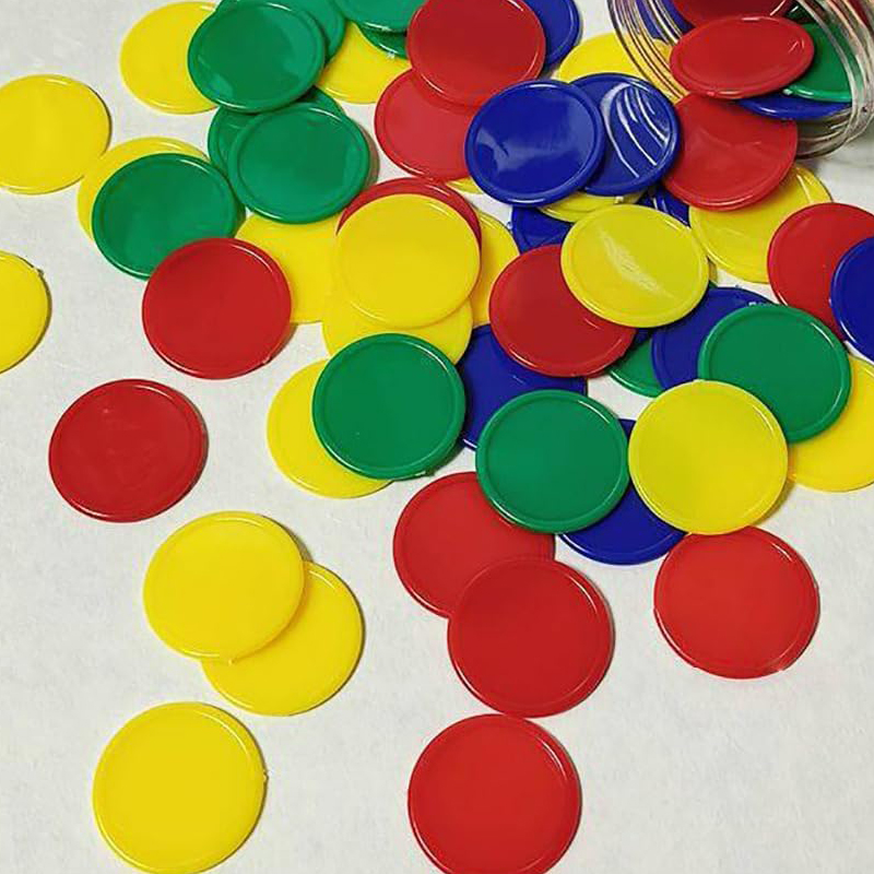 Plastic Bingo Markers Chips 4  – Party Games Juego Bewertung und Preis